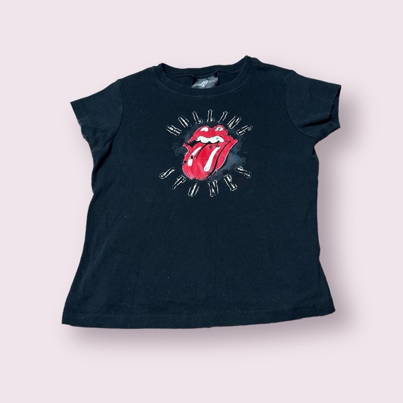 the Rolling Stones Tops - Women’s Rolling Stone Black Short Sleeve Crewneck Tee Shirt